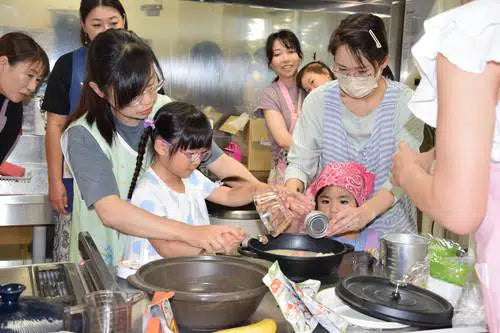 子育て中の避難、食事は　六戸で「防災×食育こそだてカフェ」